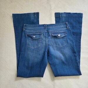 Aéropostale Woman's Haley Flare Blue Jeans size 9/10 Regular